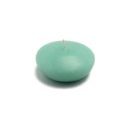 Zest Candle 3 in. Aqua Floating Candles, 12PK CFZ-054